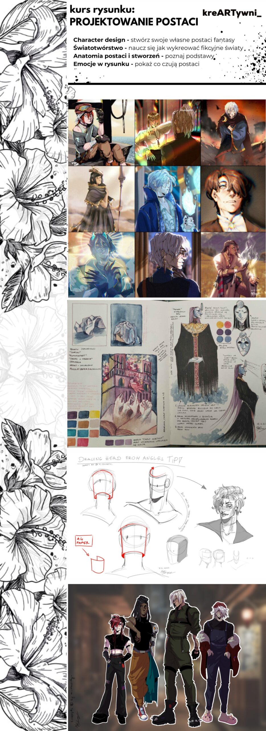 kurs projektowania postaci i gier planszowych